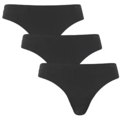 BJØRN BORG Björn Borg Dames 3-pack Microfiber Strings Zwart