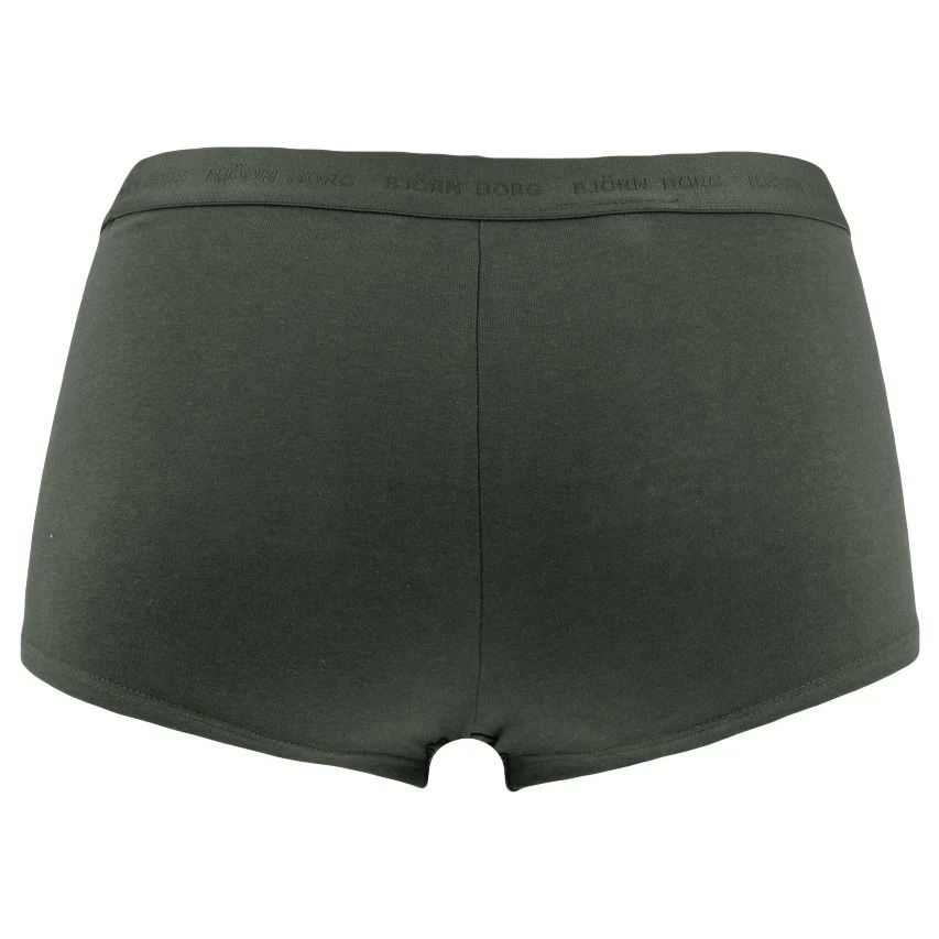 BJØRN BORG Björn Borg Dames Soft Cotton Stretch 3-pack Mini Boxershorts Basic Print Oranje & Zwart 7 BJØRN BORG Björn Borg Dames Soft Cotton Stretch 3-pack Mini Boxershorts Basic Print Oranje & Zwart - Afbeelding 7