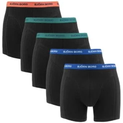 BJØRN BORG Björn Borg Cotton Stretch 5-pack Boxers Basic Combi Zwart III
