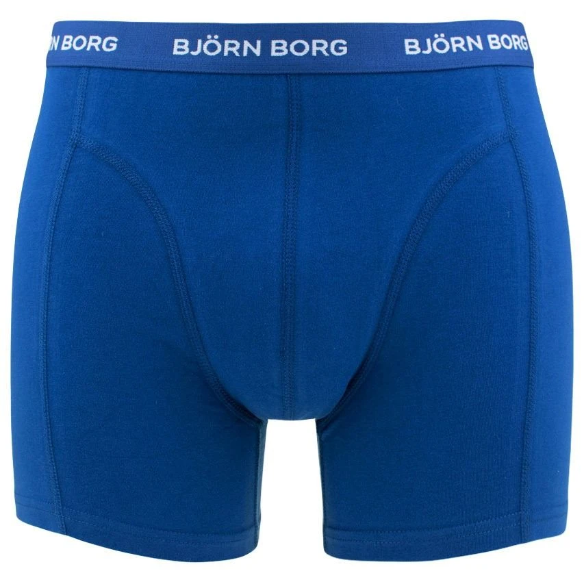 BJØRN BORG Björn Borg Cotton Stretch 5-pack Boxers Basic Print Blauw & Zwart 8 BJØRN BORG Björn Borg Cotton Stretch 5-pack Boxers Basic Print Blauw & Zwart - Afbeelding 8