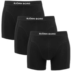 BJØRN BORG Björn Borg Cotton Stretch 3-pack Boxers Basic Zwart II