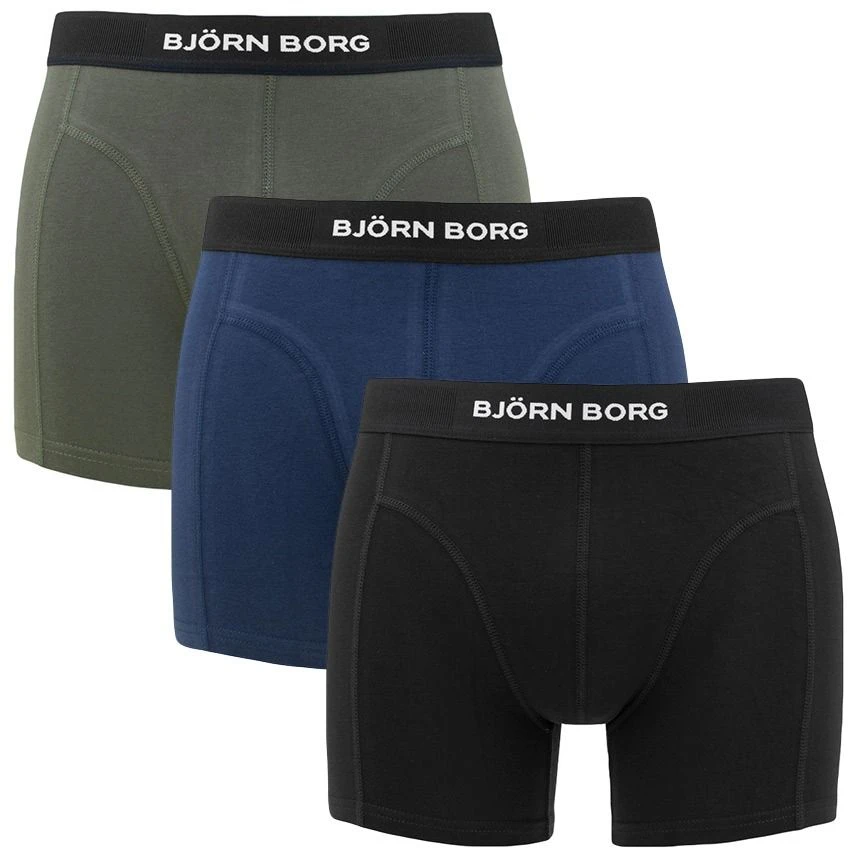 BJØRN BORG Björn Borg Cotton Stretch 3-pack Boxers Basic Multi II 1 BJØRN BORG Björn Borg Cotton Stretch 3-pack Boxers Basic Multi II