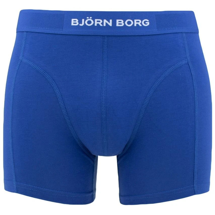 BJØRN BORG Björn Borg Premium Cotton Stretch 3-pack Boxers Basic Flowers Zwart & Blauw 6 BJØRN BORG Björn Borg Premium Cotton Stretch 3-pack Boxers Basic Flowers Zwart & Blauw - Afbeelding 6