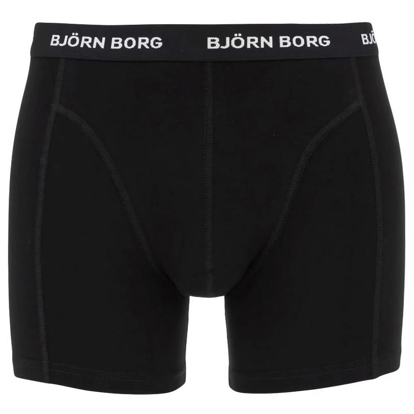 BJØRN BORG Björn Borg Cotton Stretch 3-pack Boxers Basic Zwart 2 BJØRN BORG Björn Borg Cotton Stretch 3-pack Boxers Basic Zwart - Afbeelding 2