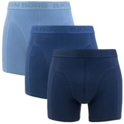 BJØRN BORG Björn Borg Cotton Stretch 3-pack Boxers Blauw