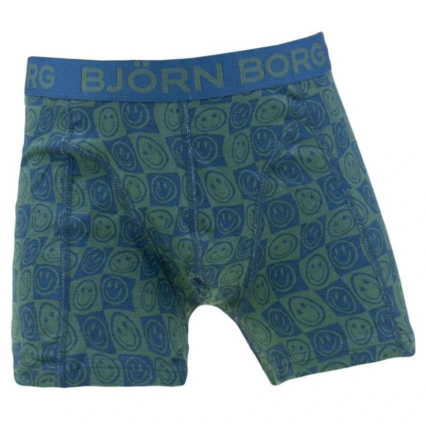 BJØRN BORG Björn Borg Jongens Cotton Stretch 3-pack Boxers Basic Smiley Multi 2 BJØRN BORG Björn Borg Jongens Cotton Stretch 3-pack Boxers Basic Smiley Multi - Afbeelding 2