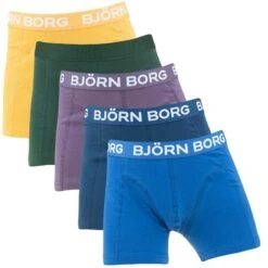 BJØRN BORG Björn Borg Jongens Cotton Stretch 5-pack Boxers Multi