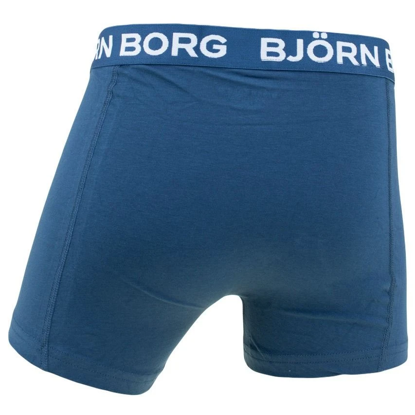BJØRN BORG Björn Borg Jongens Cotton Stretch 5-pack Boxers Basic Print Blauw 7 BJØRN BORG Björn Borg Jongens Cotton Stretch 5-pack Boxers Basic Print Blauw - Afbeelding 7