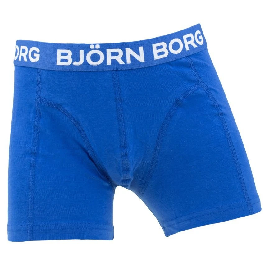 BJØRN BORG Björn Borg Jongens Cotton Stretch 5-pack Boxers Basic Print Blauw 8 BJØRN BORG Björn Borg Jongens Cotton Stretch 5-pack Boxers Basic Print Blauw - Afbeelding 8