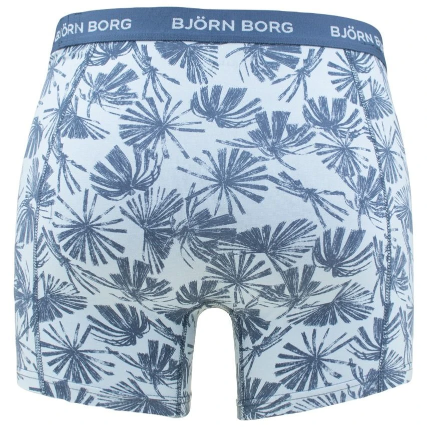 BJØRN BORG Björn Borg Cotton Stretch 3-pack Boxers Basic Print Blauw II 3 BJØRN BORG Björn Borg Cotton Stretch 3-pack Boxers Basic Print Blauw II - Afbeelding 3