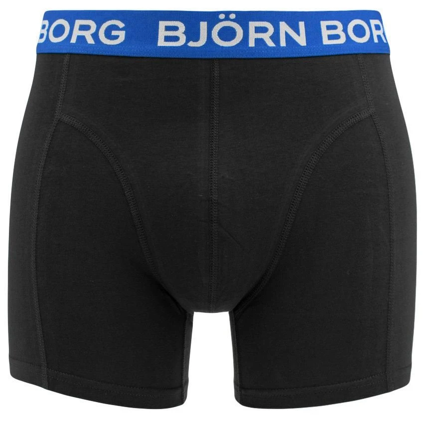 BJØRN BORG Björn Borg Cotton Stretch 5-pack Boxers Basic Print Blauw & Zwart II 4 BJØRN BORG Björn Borg Cotton Stretch 5-pack Boxers Basic Print Blauw & Zwart II - Afbeelding 4