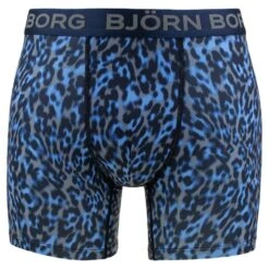 BJØRN BORG Björn Borg Sports Microfiber Boxer Animal Blauw