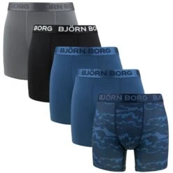 BJØRN BORG Björn Borg Sports 5-pack Microfiber Boxers Wave Multi