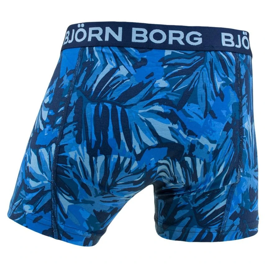 BJØRN BORG Björn Borg Jongens Cotton Stretch 5-pack Boxers Basic Leafs Blauw & Zwart II 3 BJØRN BORG Björn Borg Jongens Cotton Stretch 5-pack Boxers Basic Leafs Blauw & Zwart II - Afbeelding 3