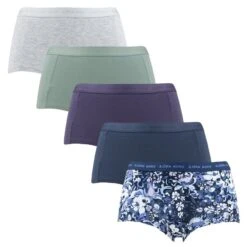BJØRN BORG Björn Borg Dames Everyday Cotton 5-pack Mini Boxershorts Basic Flowers Multi