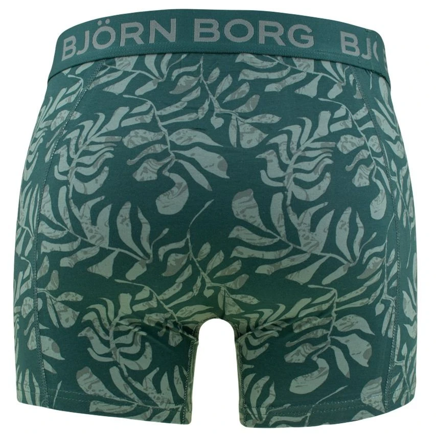 BJØRN BORG Björn Borg Cotton Stretch 3-pack Boxers Leaves Multi 3 BJØRN BORG Björn Borg Cotton Stretch 3-pack Boxers Leaves Multi - Afbeelding 3