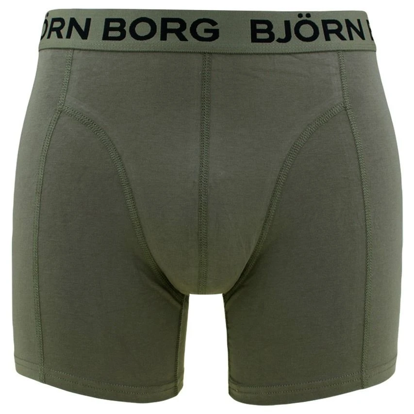 BJØRN BORG Björn Borg Cotton Stretch 3-pack Boxers Animal Groen 4 BJØRN BORG Björn Borg Cotton Stretch 3-pack Boxers Animal Groen - Afbeelding 4