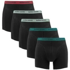 BJØRN BORG Björn Borg Cotton Stretch 5-pack Boxers Basic Combi Zwart IV