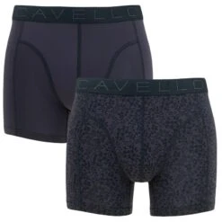 Cavello 2-pack Microfiber Boxers Leafs Paars