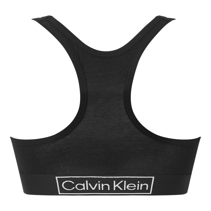 Calvin Klein Dames Unlined Logo Bralette Zwart 2 Calvin Klein Dames Unlined Logo Bralette Zwart - Afbeelding 2