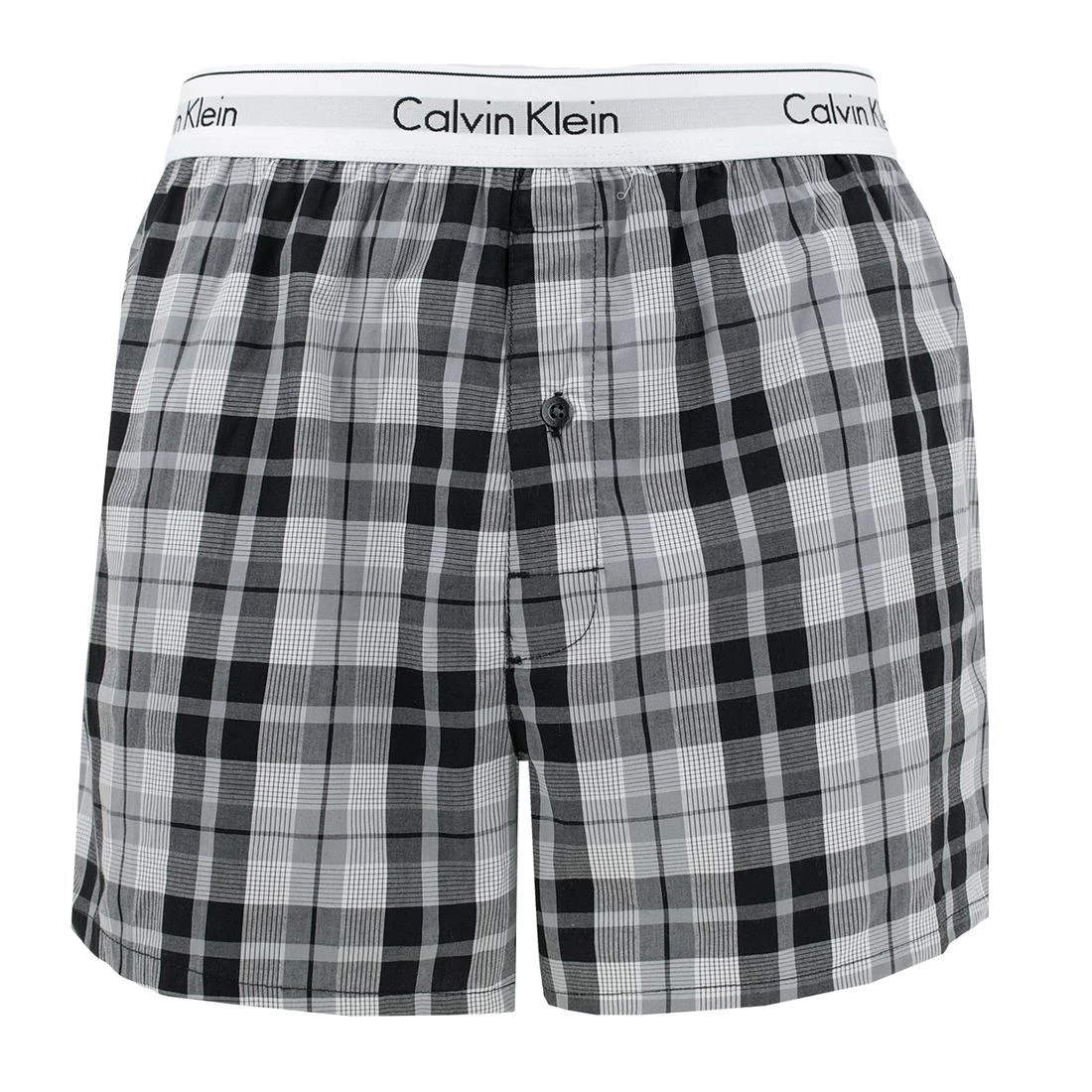 Calvin Klein 2-pack Wijde Boxershorts Stripe & Plaid Multi 7 Calvin Klein 2-pack Wijde Boxershorts Stripe & Plaid Multi - Afbeelding 7