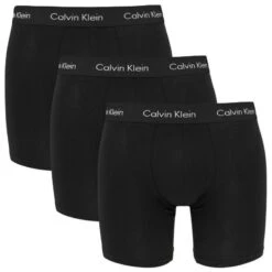 Calvin Klein 3-pack Long Boxers Zwart