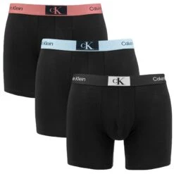 Calvin Klein Ck One 1996 3-pack Long Boxers Zwart