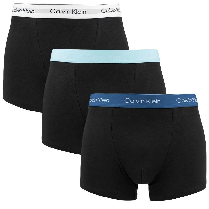 Calvin Klein Icon 3-pack Boxer Trunks Combi Zwart IV 1 Calvin Klein Icon 3-pack Boxer Trunks Combi Zwart IV