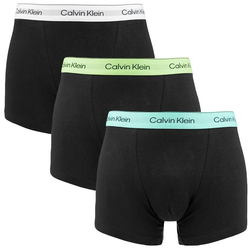 Calvin Klein Icon 3-pack Boxer Trunks Combi Zwart III 1 Calvin Klein Icon 3-pack Boxer Trunks Combi Zwart III