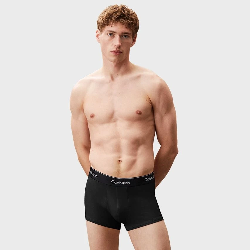 Calvin Klein Icon 3-pack Boxer Trunks Zwart III 2 Calvin Klein Icon 3-pack Boxer Trunks Zwart III - Afbeelding 2