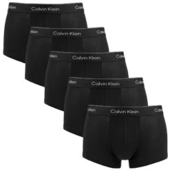 Calvin Klein Icon 5-pack Boxer Trunks Zwart