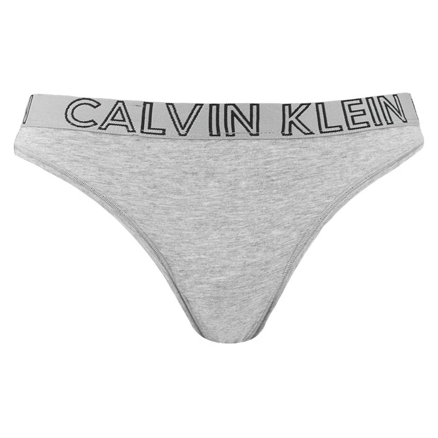 Calvin Klein Dames Ultimate String Grijs 1 Calvin Klein Dames Ultimate String Grijs