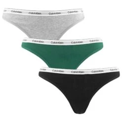 Calvin Klein Dames 3-pack Strings Modern Logo Multi IV