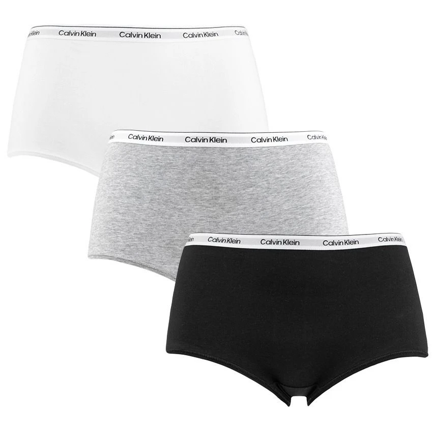 Calvin Klein Dames 3-pack Icon Boxershorts Multi 1 Calvin Klein Dames 3-pack Icon Boxershorts Multi