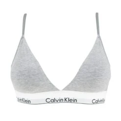 Calvin Klein Dames Lightly Lined Triangle Bralette Grijs