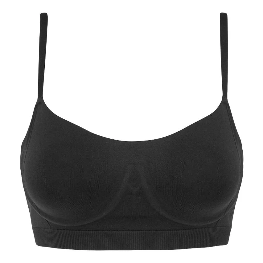 Calvin Klein Dames Unlined Balconette Microfiber Bralette Zwart 1 Calvin Klein Dames Unlined Balconette Microfiber Bralette Zwart