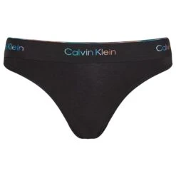 Calvin Klein Dames Icon Slip Pride Zwart