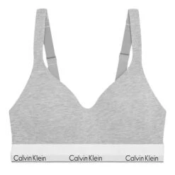 Calvin Klein Dames Icon Cotton Modal Lift Bralette Grijs