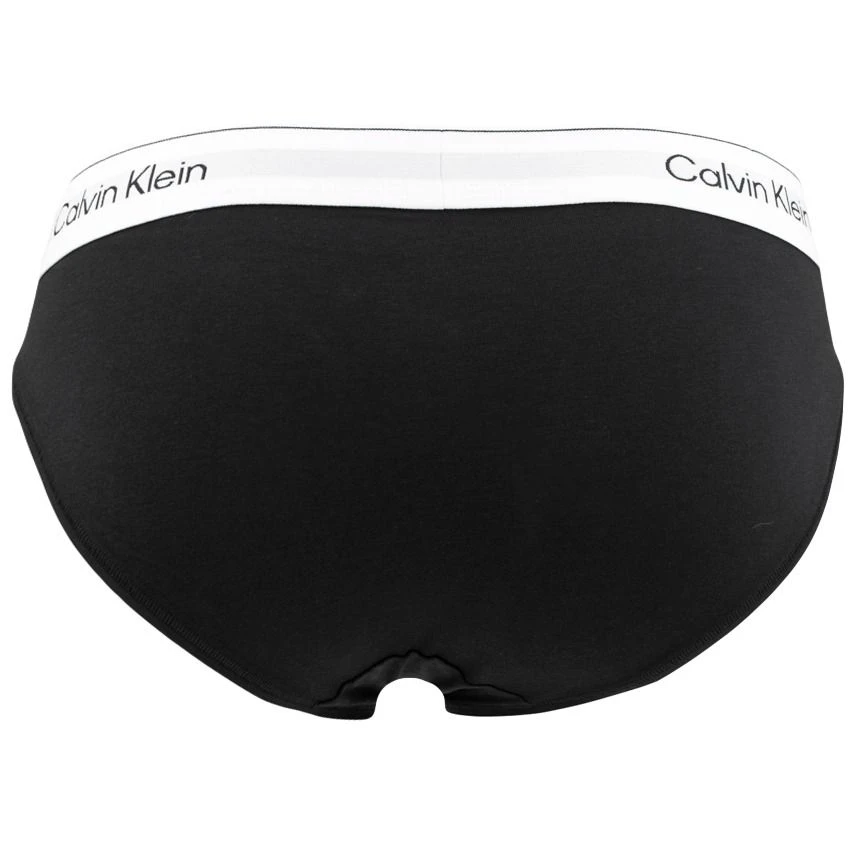 Calvin Klein Dames Icon Cotton Modal Slip Zwart 6 Calvin Klein Dames Icon Cotton Modal Slip Zwart - Afbeelding 6