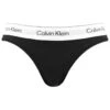 Calvin Klein Dames Icon Cotton Modal Slip Zwart