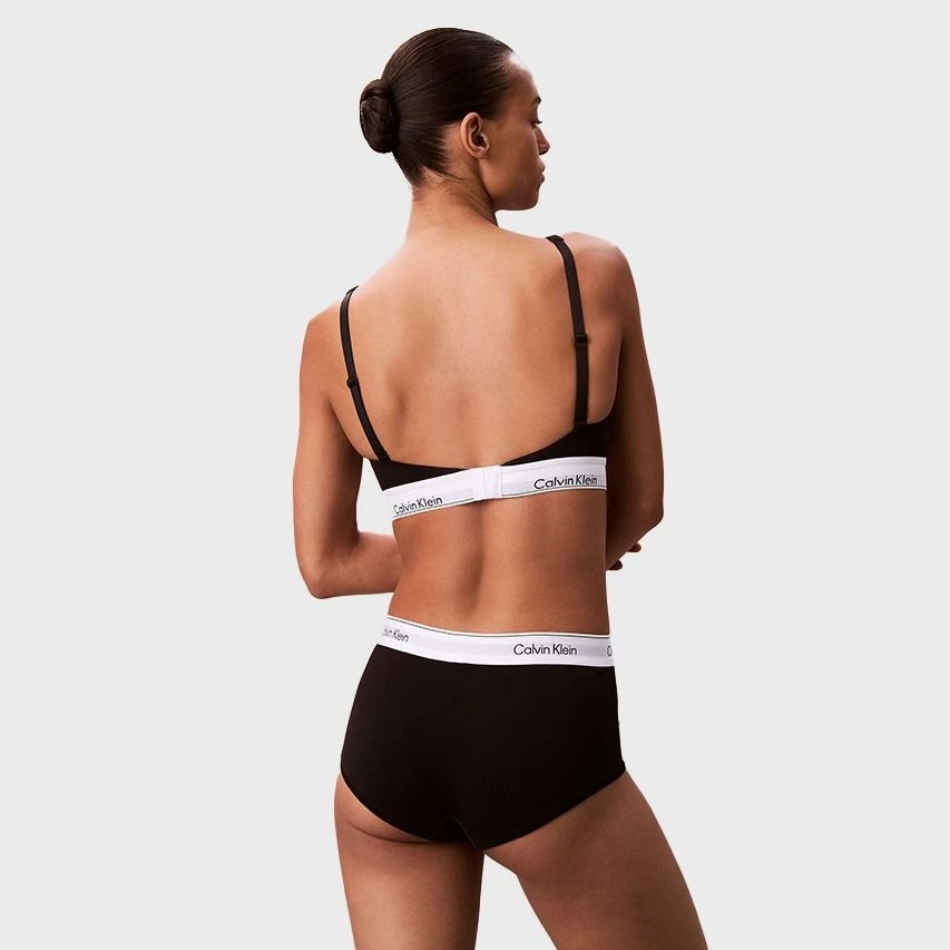 Calvin Klein Dames Icon Cotton Modal Boxershort Zwart 3 Calvin Klein Dames Icon Cotton Modal Boxershort Zwart - Afbeelding 3
