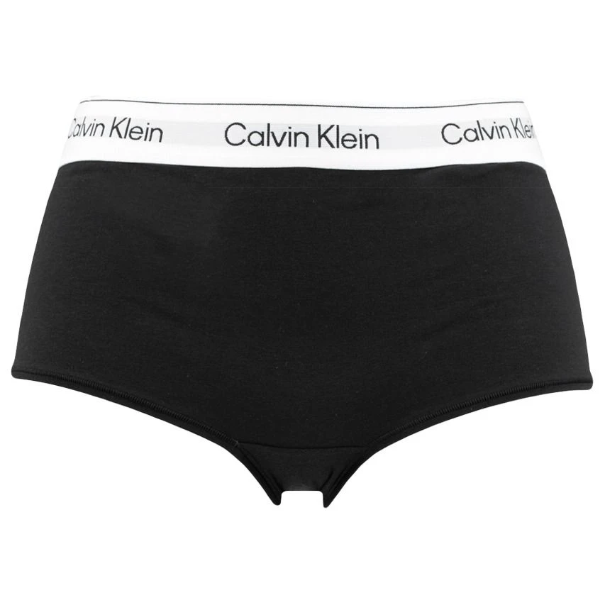Calvin Klein Dames Icon Cotton Modal Boxershort Zwart 1 Calvin Klein Dames Icon Cotton Modal Boxershort Zwart