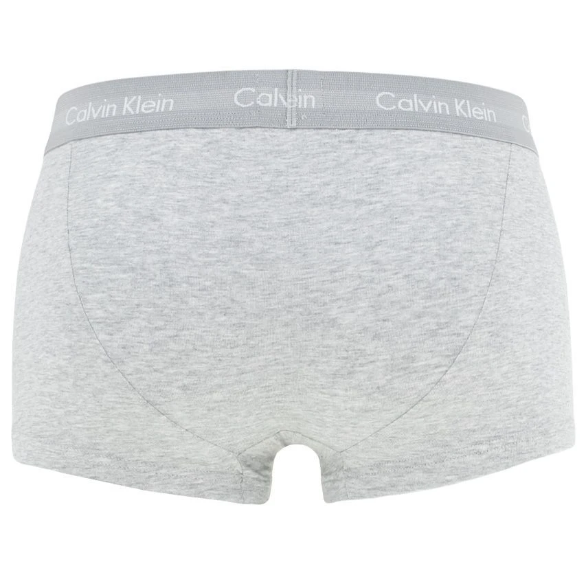 Calvin Klein 3-pack Low Rise Trunks Zwart / Grijs / Logo 5 Calvin Klein 3-pack Low Rise Trunks Zwart / Grijs / Logo - Afbeelding 5