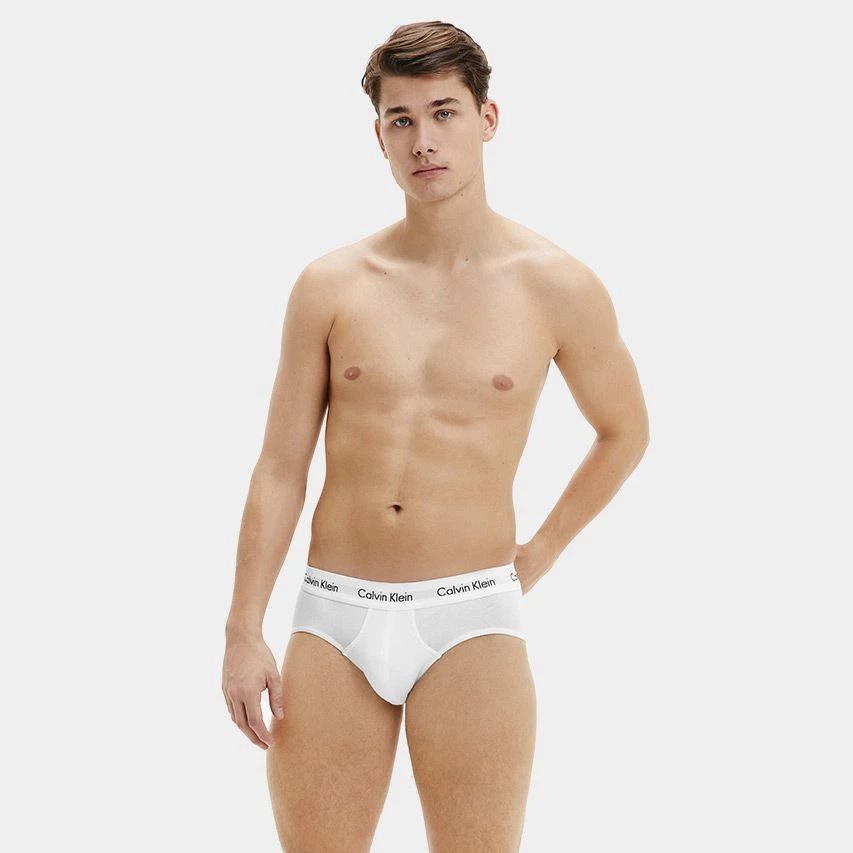 Calvin Klein 3-pack Herenslips Wit 2 Calvin Klein 3-pack Herenslips Wit - Afbeelding 2
