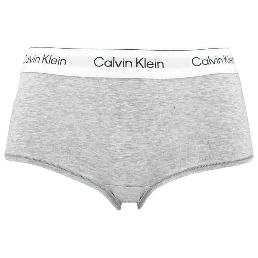 Calvin Klein Dames Icon Cotton Modal Boxershort Grijs 1 Calvin Klein Dames Icon Cotton Modal Boxershort Grijs