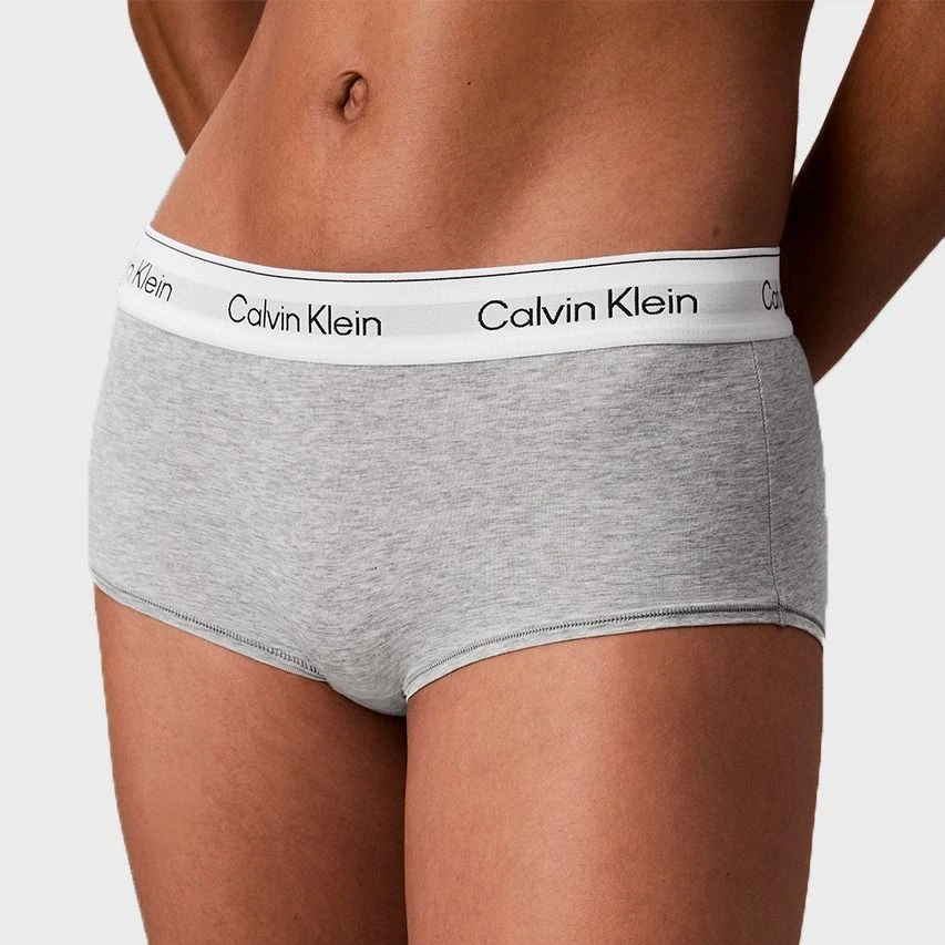 Calvin Klein Dames Icon Cotton Modal Boxershort Grijs 4 Calvin Klein Dames Icon Cotton Modal Boxershort Grijs - Afbeelding 4