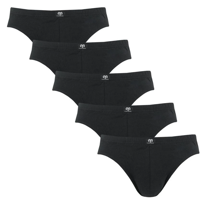 CECEBA 5-pack Slips Basic Zwart 1 CECEBA 5-pack Slips Basic Zwart