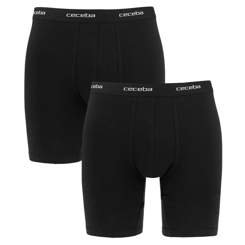 CECEBA 2-pack Long Boxers Zwart 1 CECEBA 2-pack Long Boxers Zwart