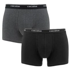 CECEBA 2-pack Boxers Zwart & Grijs
