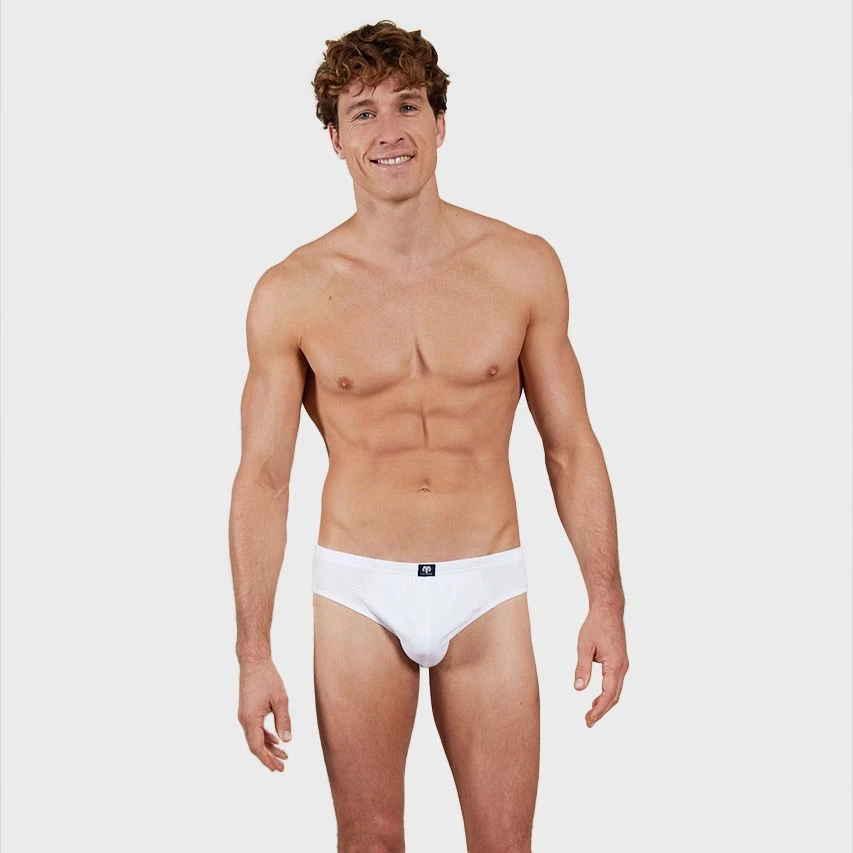 CECEBA 3-pack Herenslips Basic Wit 2 CECEBA 3-pack Herenslips Basic Wit - Afbeelding 2